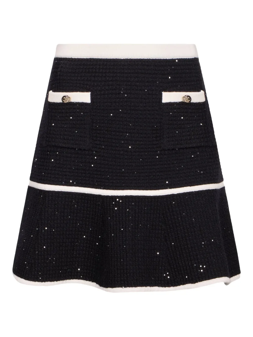 Юбка с пайетками и оборками LIU JO, черный
Юбка с пайетками и оборками LIU JO, черный