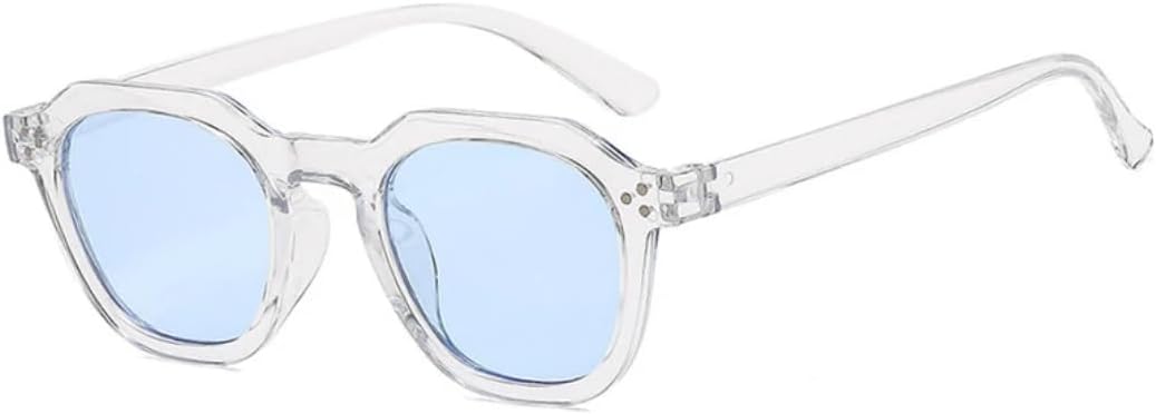 Классические винтажные солнцезащитные очки с маленькими заклепками для женщин и мужчин, защита от УФ-излучения UV400, для вождения, летние и дорожные очки VVTWSSW, Clear Blue
Классические винтажные солнцезащитные очки с маленькими заклепками для женщин и мужчин, защита от УФ-излучения UV400, для вождения, летние и дорожные очки VVTWSSW, Clear Blue