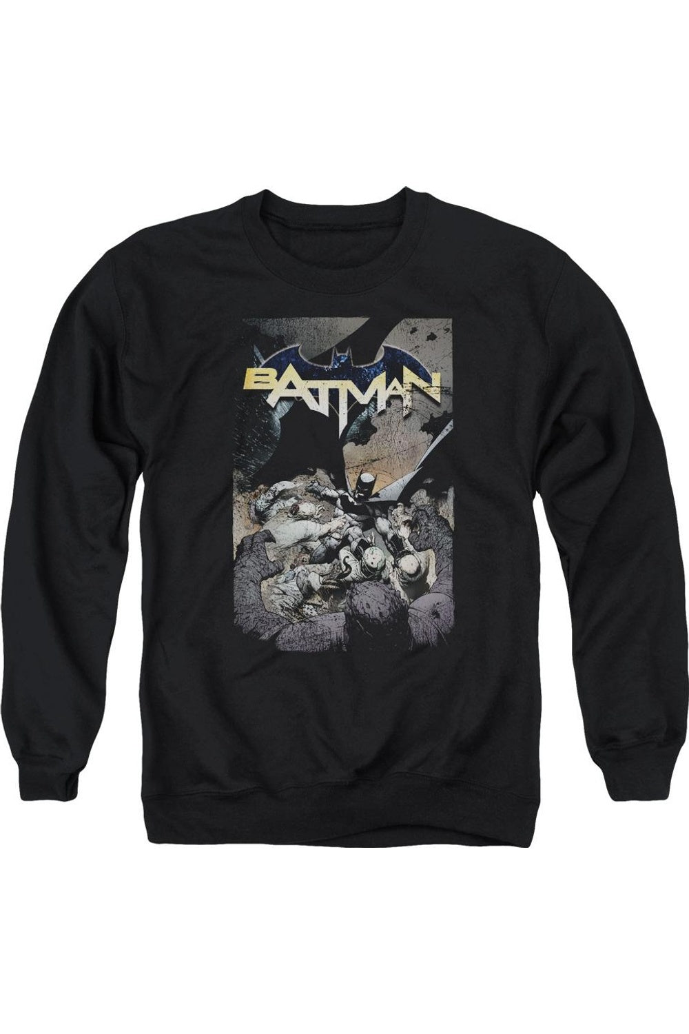 Толстовка Batman One для взрослых с круглым вырезом Gildan, черный
Толстовка Batman One для взрослых с круглым вырезом Gildan, черный