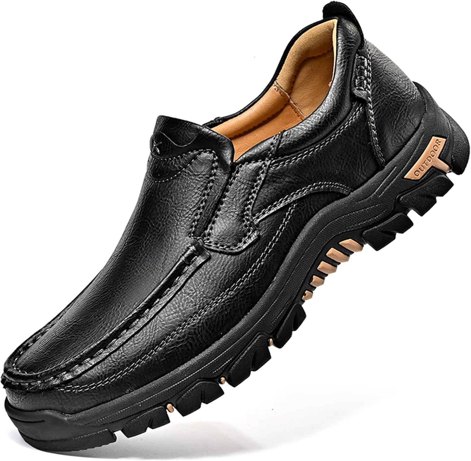 Мужские кожаные лоферы на пятке широкого кроя, удобные, нескользящие, ручной работы, для прогулок, работы, вождения и повседневной носки Lossarye, черный
Мужские кожаные лоферы на пятке широкого кроя, удобные, нескользящие, ручной работы, для прогулок, работы, вождения и повседневной носки Lossarye, черный