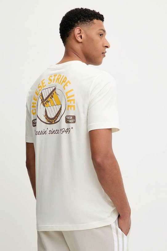 Футболка из хлопка с принтом "Гриль-сыр" Adidas, бежевый
Футболка из хлопка с принтом "Гриль-сыр" Adidas, бежевый