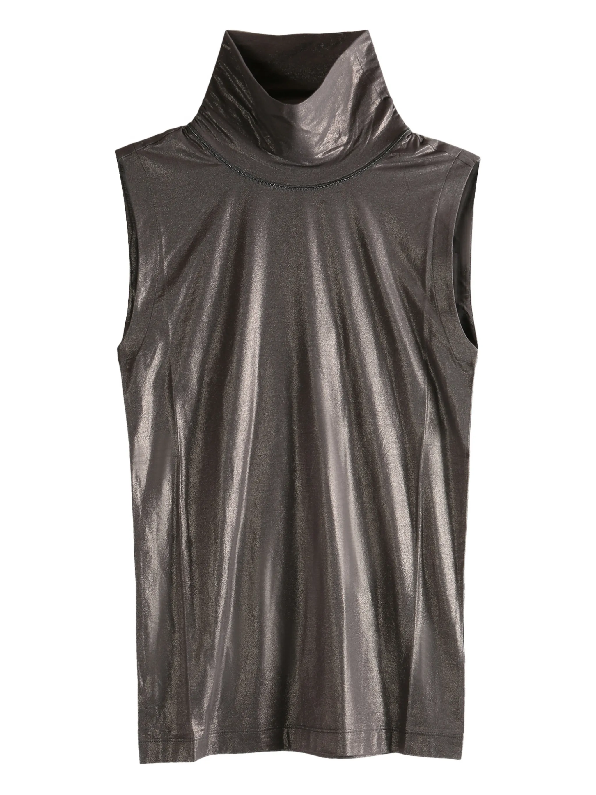 Топ с высоким воротником Brunello Cucinelli, коричневый
Топ с высоким воротником Brunello Cucinelli, коричневый