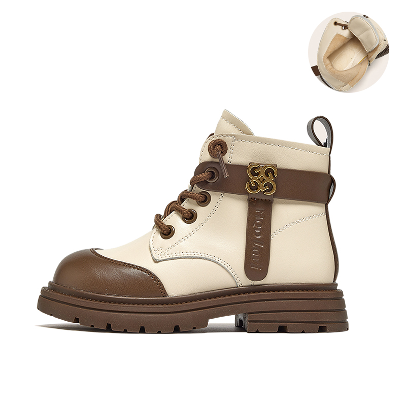 Детские кожаные ботинки для детей MQD, бежевый/коричневый
Детские кожаные ботинки для детей MQD, бежевый/коричневый