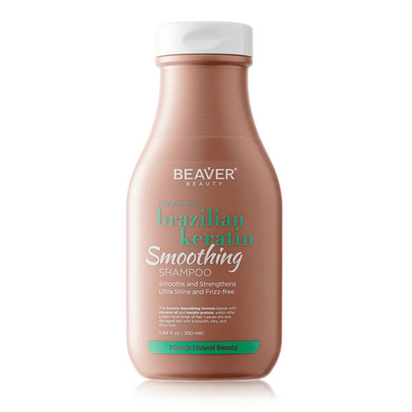 Разглаживающий шампунь с бразильским кератином, 350 мл Beaver Beauty herbal series
Разглаживающий шампунь с бразильским кератином, 350 мл Beaver Beauty herbal series