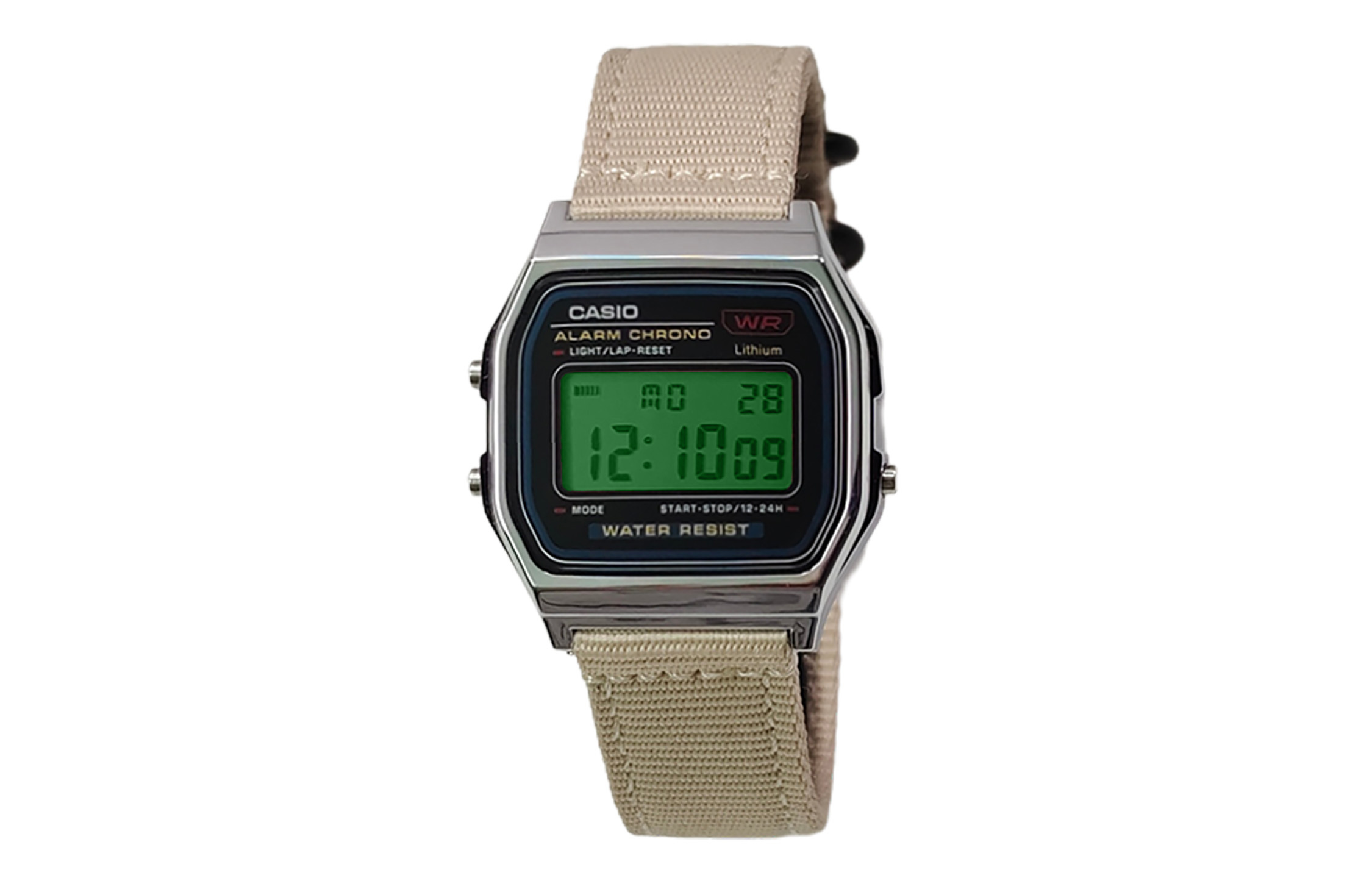 CASIO Мужские часы Retrofit Series с кварцевым механизмом и нейлоновым ремешком, черный циферблат
CASIO Мужские часы Retrofit Series с кварцевым механизмом и нейлоновым ремешком, черный циферблат