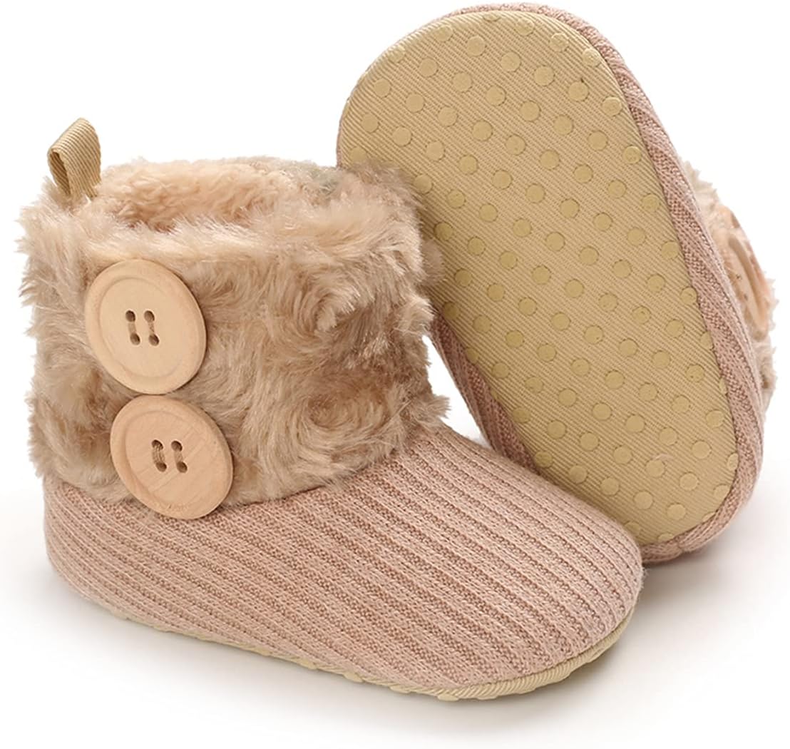 COSANKIM Ботинки Мягкая Нескользящая Подошва Теплые Зимние Снежные Ботиночки Малыш Детская Обувь для Первых Шагов, бежевый
COSANKIM Ботинки Мягкая Нескользящая Подошва Теплые Зимние Снежные Ботиночки Малыш Детская Обувь для Первых Шагов, бежевый