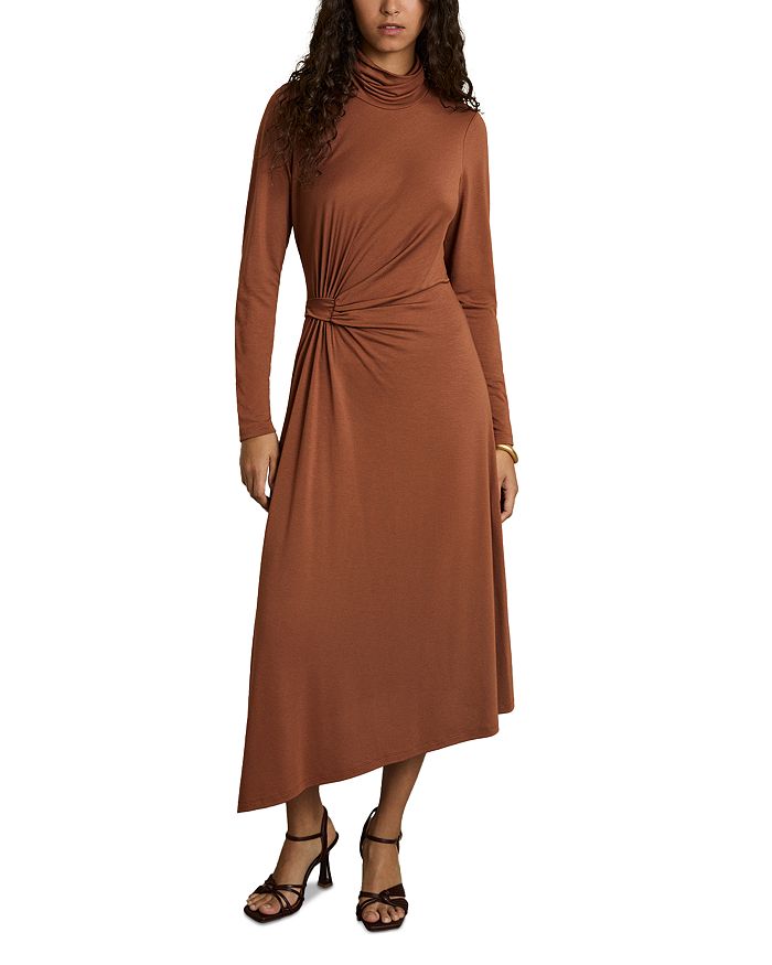 Платье миди из джерси REISS, коричневый
Платье миди из джерси REISS, коричневый