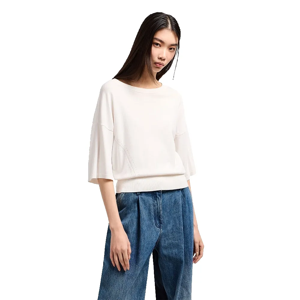 Футболка с коротким рукавом Armani Exchange XW000582_AF10352, белый 
Футболка с коротким рукавом Armani Exchange XW000582_AF10352, белый