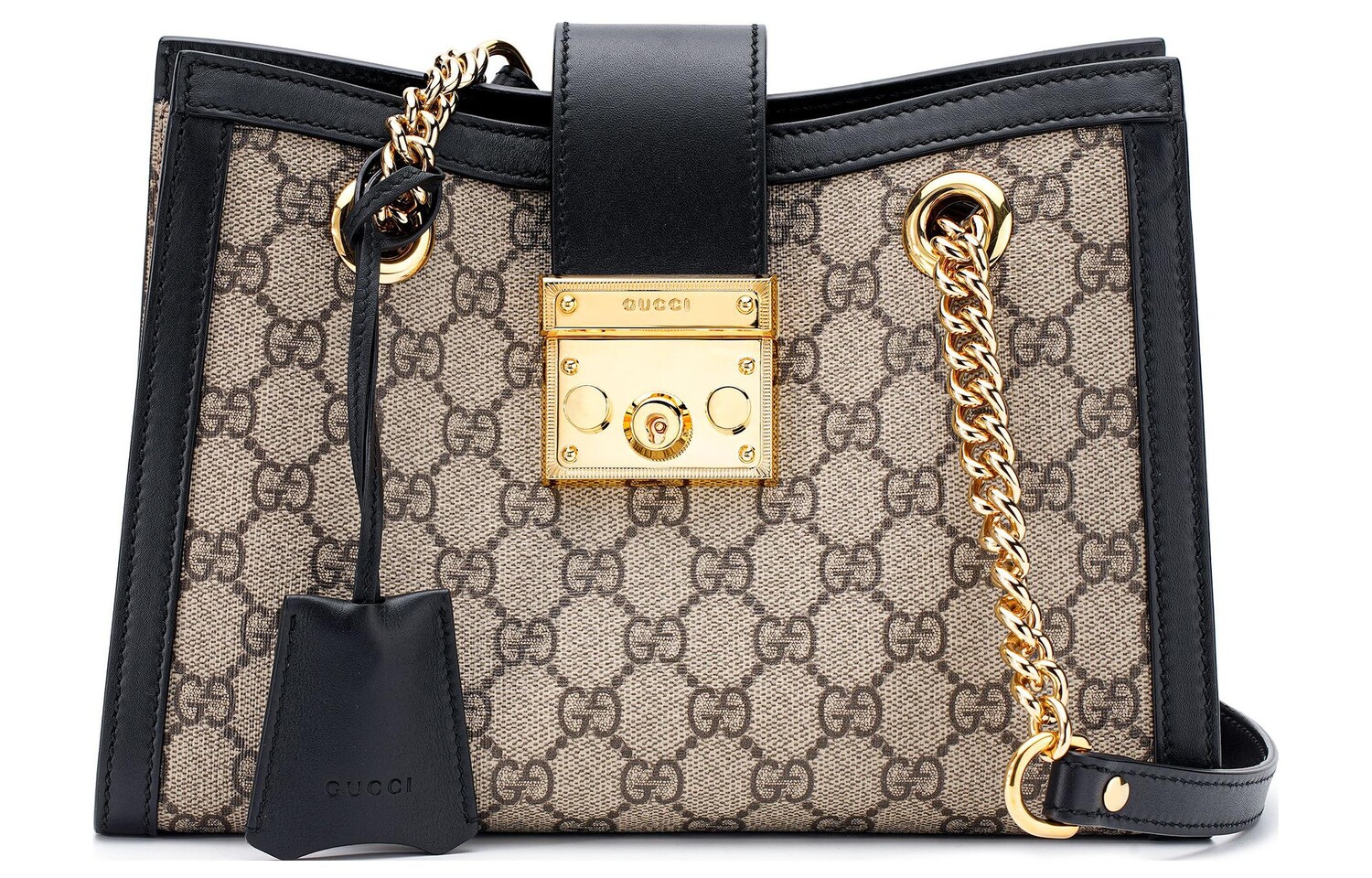 Gucci Женская сумка через плечо с замком
Gucci Женская сумка через плечо с замком