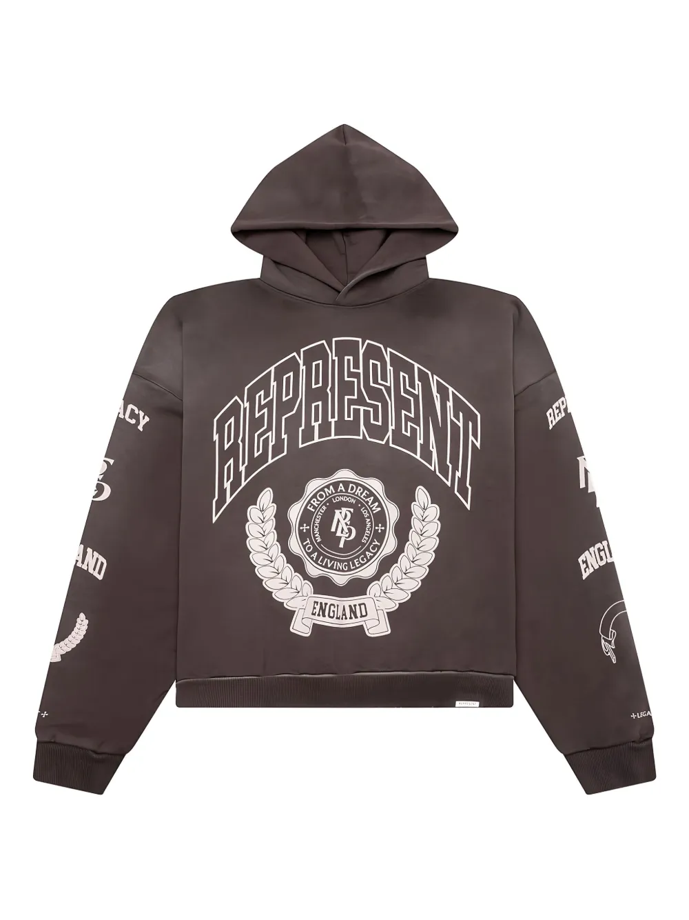 Худи с принтом логотипа Represent, коричневый
Худи с принтом логотипа Represent, коричневый