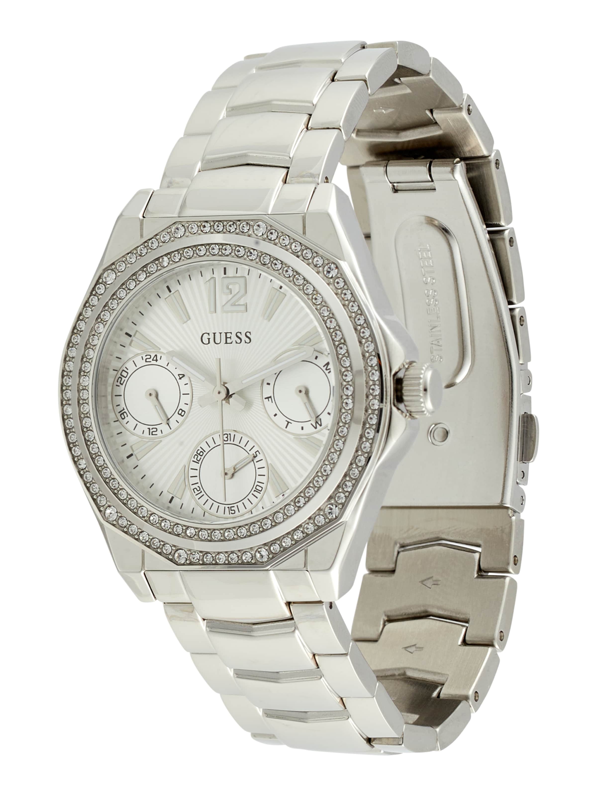 GUESS Серебряные аналоговые часы
GUESS Серебряные аналоговые часы