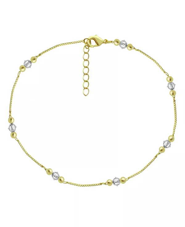 Цепочка на лодыжку с кристаллами и круглыми бусинами в позолоченном виде And Now This, gold
Цепочка на лодыжку с кристаллами и круглыми бусинами в позолоченном виде And Now This, gold