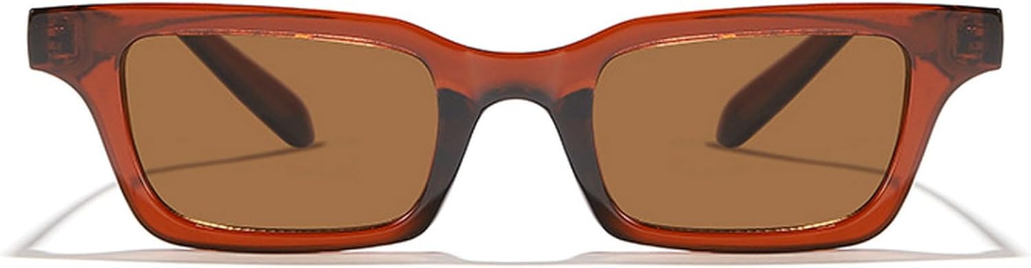 Солнцезащитные очки в стиле ретро прямоугольной оправы для женщин и мужчин. Модные солнцезащитные очки в узкой прямоугольной оправе с коричневым леопардовым принтом mincl, Brown
Солнцезащитные очки в стиле ретро прямоугольной оправы для женщин и мужчин. Модные солнцезащитные очки в узкой прямоугольной оправе с коричневым леопардовым принтом mincl, Brown