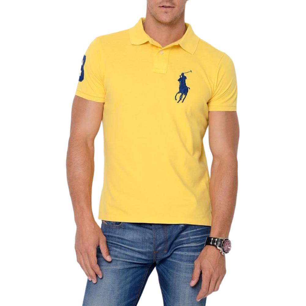 Футболка поло мужская желтая Polo Ralph Lauren 
Футболка поло мужская желтая Polo Ralph Lauren