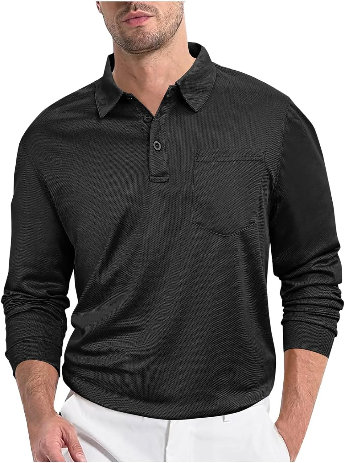 Мужская футболка с длинным рукавом и воротником для гольфа и отдыха OSFVNOXV
Мужская футболка с длинным рукавом и воротником для гольфа и отдыха OSFVNOXV