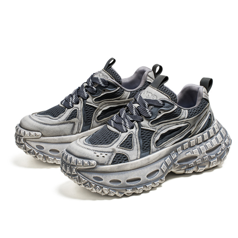 SUPEREDGE Серые мужские противоскользящие устойчивые к истиранию массивные кроссовки на низком ходу, цвет Gray
SUPEREDGE Серые мужские противоскользящие устойчивые к истиранию массивные кроссовки на низком ходу, цвет Gray