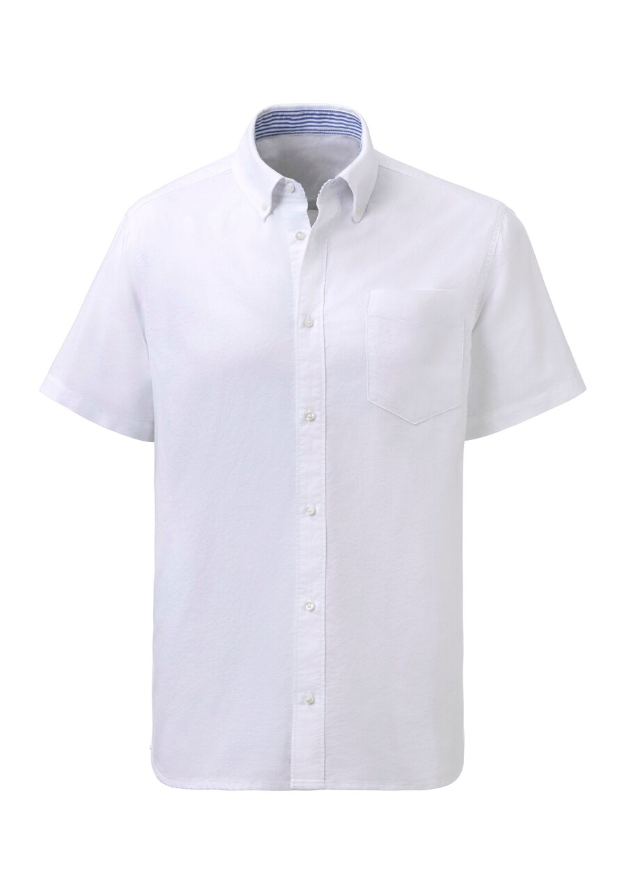 Рубашка на пуговицах классического кроя H.I.S, белый 
Рубашка на пуговицах классического кроя H.I.S, белый