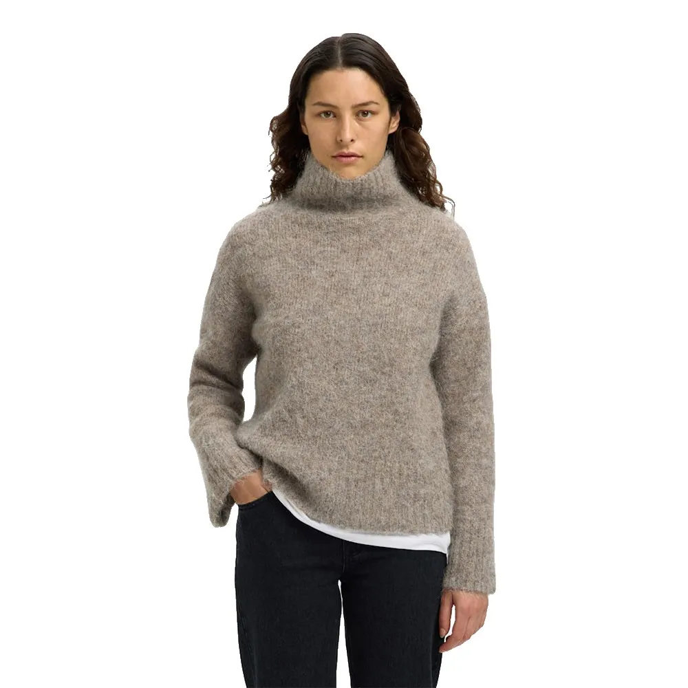 Свитер Selected Gabriella high neck, серый
Свитер Selected Gabriella high neck, серый