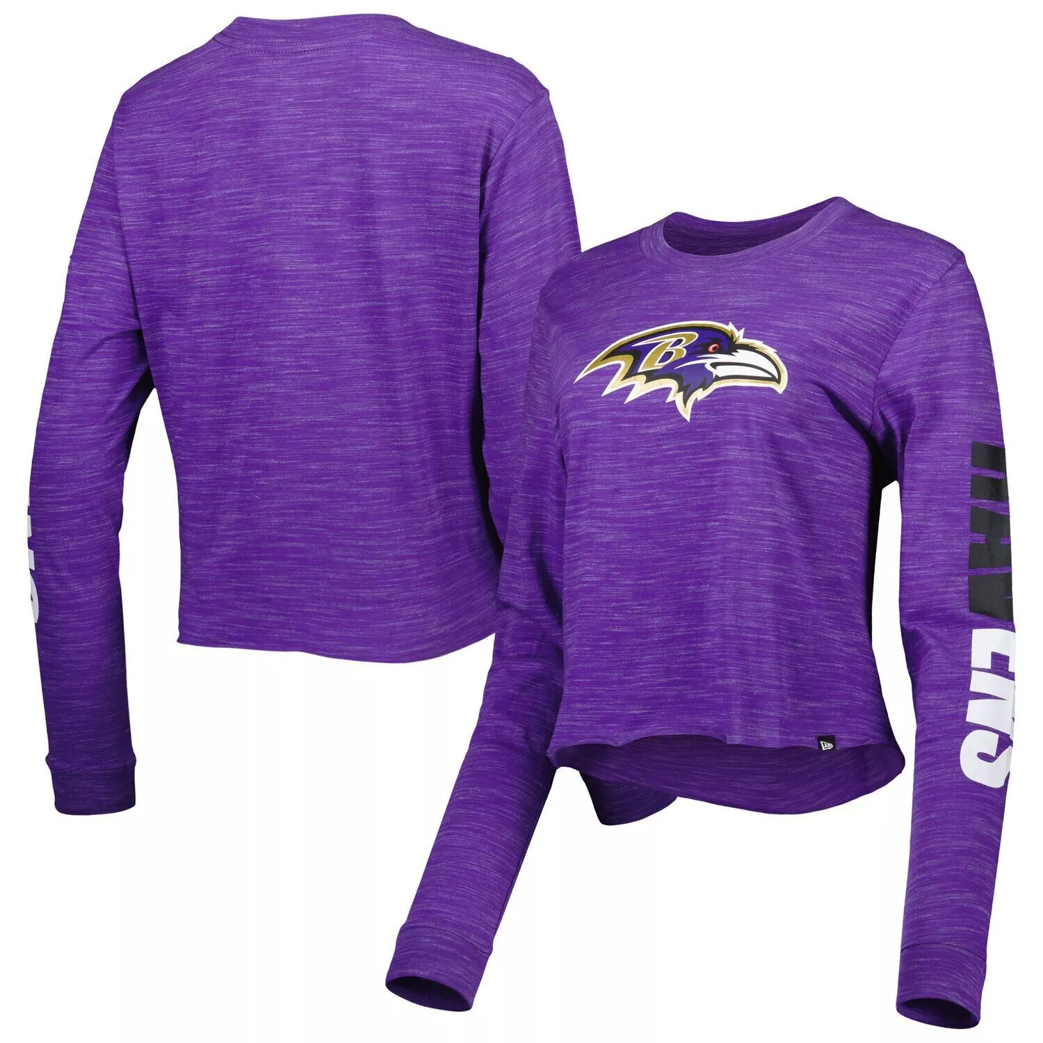 Женская укороченная футболка с длинными рукавами New Era Purple Baltimore Ravens New Era
Женская укороченная футболка с длинными рукавами New Era Purple Baltimore Ravens New Era