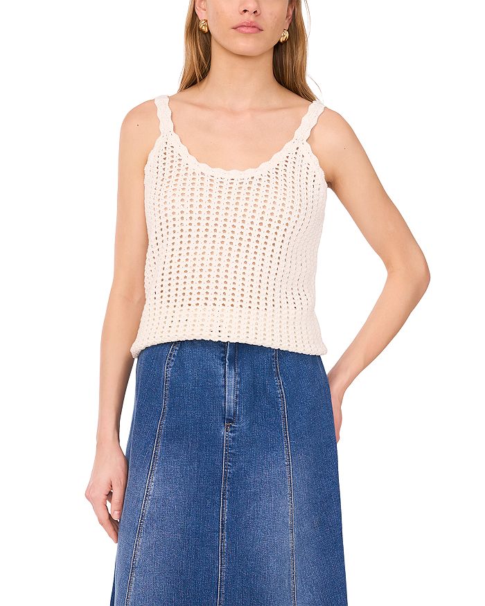 Топ с ажурной вязкой Pointelle 1.STATE, белый
Топ с ажурной вязкой Pointelle 1.STATE, белый