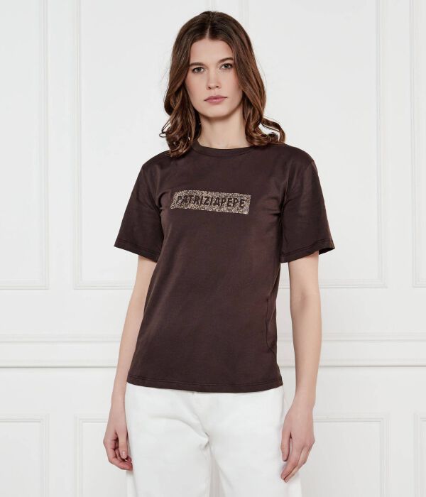 Футболки Regular fit Patrizia Pepe, коричневый 
Футболки Regular fit Patrizia Pepe, коричневый