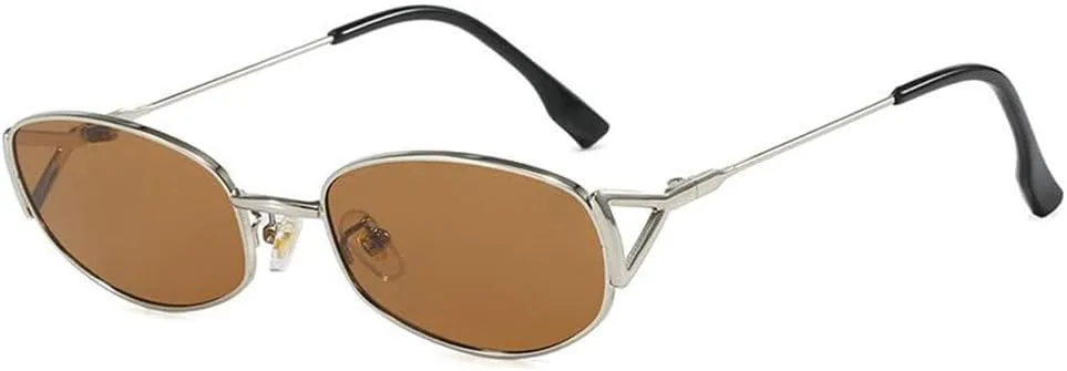 Женские модные солнцезащитные очки 2025 года, ультралегкие, металлические, полые, вогнутой формы, ретро, маленькая оправа, овальная форма PRSTNN, Silver Brown
Женские модные солнцезащитные очки 2025 года, ультралегкие, металлические, полые, вогнутой формы, ретро, маленькая оправа, овальная форма PRSTNN, Silver Brown