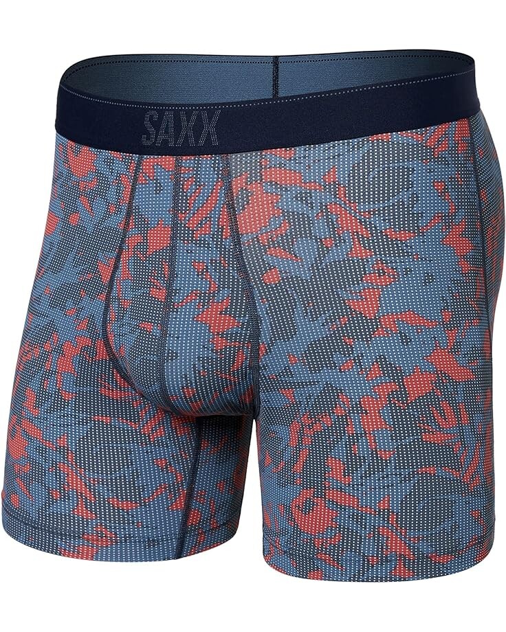 Боксеры SAXX UNDERWEAR Quest Quick Dry Mesh, цвет Batik Camo/Blue 
Боксеры SAXX UNDERWEAR Quest Quick Dry Mesh, цвет Batik Camo/Blue