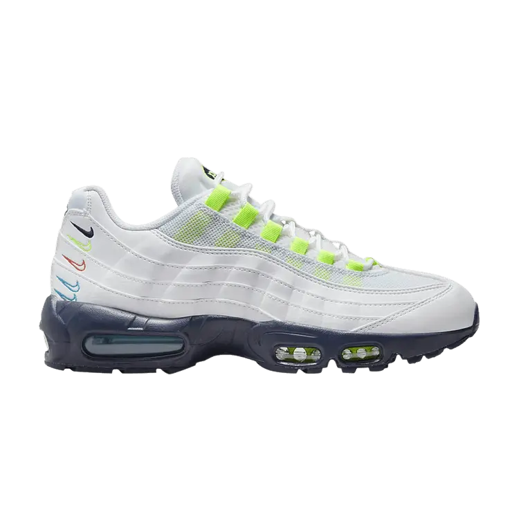 Кроссовки Nike Air Max 95 EC 'Multi-Color Swoosh', белый 
Кроссовки Nike Air Max 95 EC 'Multi-Color Swoosh', белый