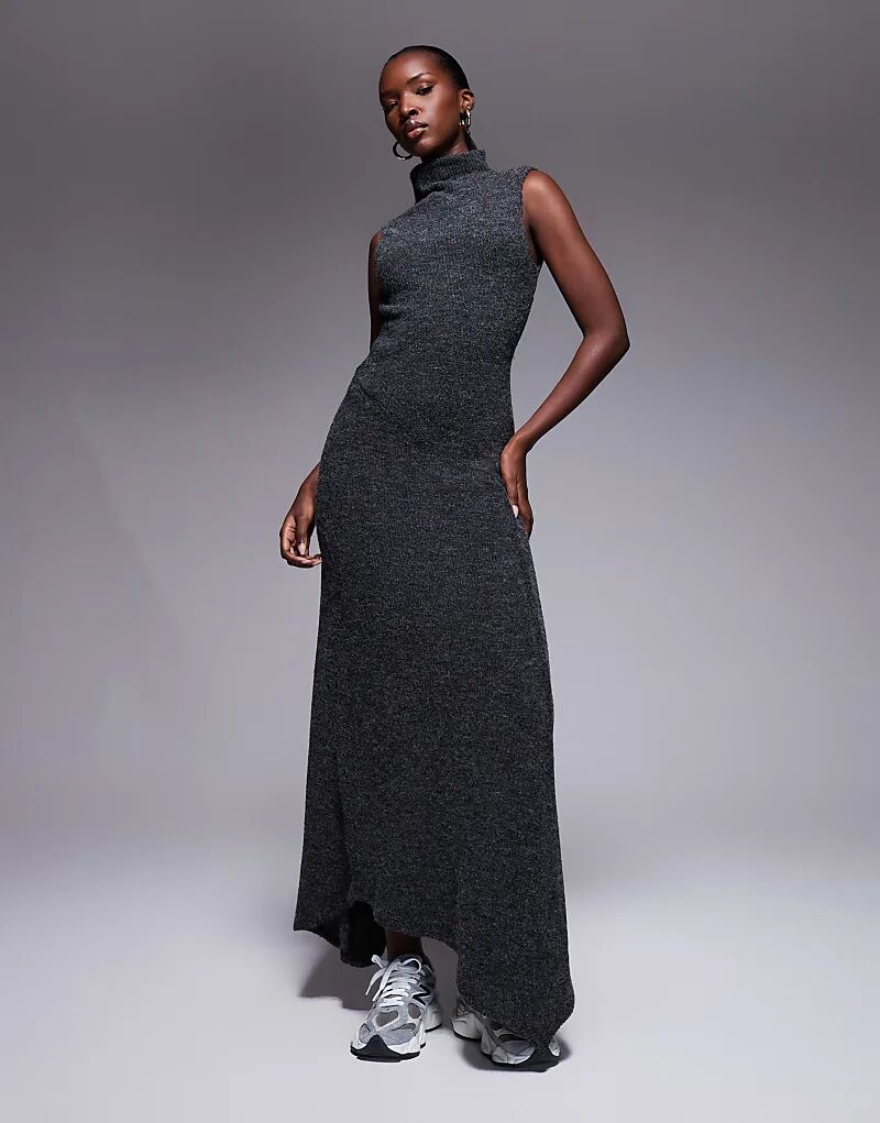 Платье макси ASOS DESIGN с высоким воротом и асимметричным подолом в рубчик
Платье макси ASOS DESIGN с высоким воротом и асимметричным подолом в рубчик