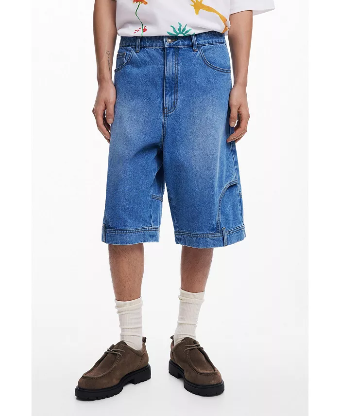 Мужские бермуды из переработанного денима Desigual, синий
Мужские бермуды из переработанного денима Desigual, синий