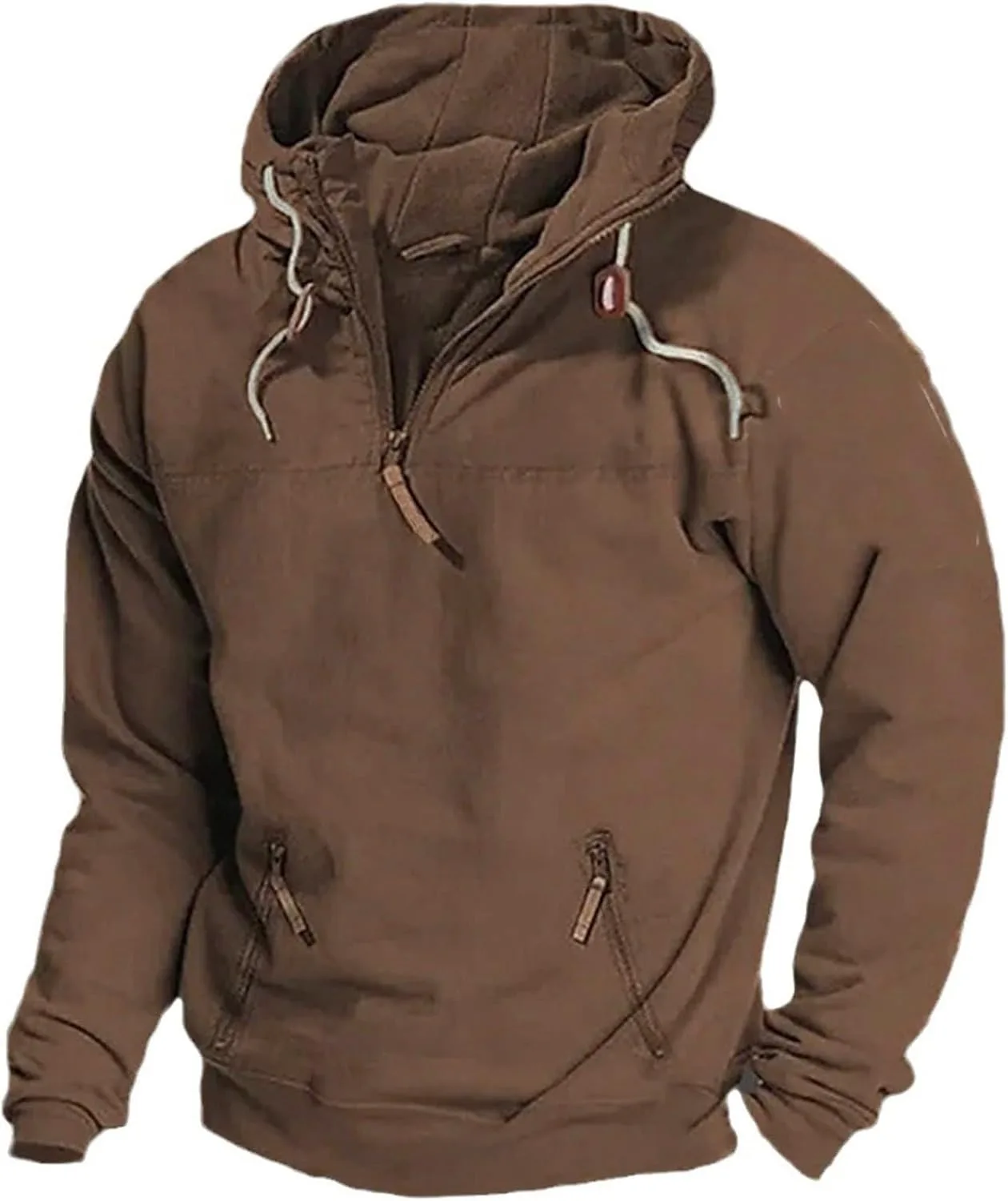 Мужская худи на молнии Casual Loose Fit с капюшоном на шнурке и карманами
Мужская худи на молнии Casual Loose Fit с капюшоном на шнурке и карманами