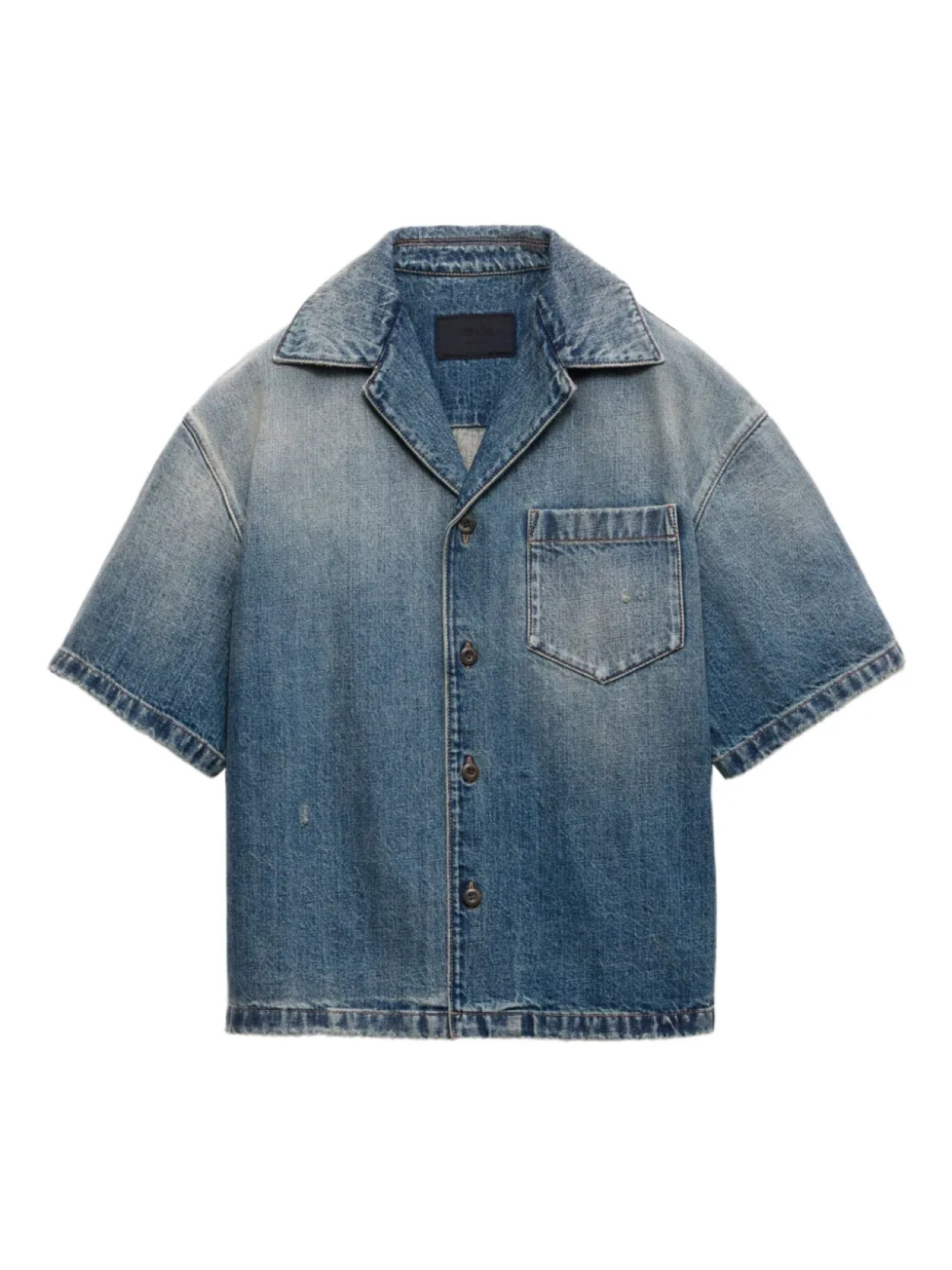 Prada джинсовая рубашка, синий
Prada джинсовая рубашка, синий