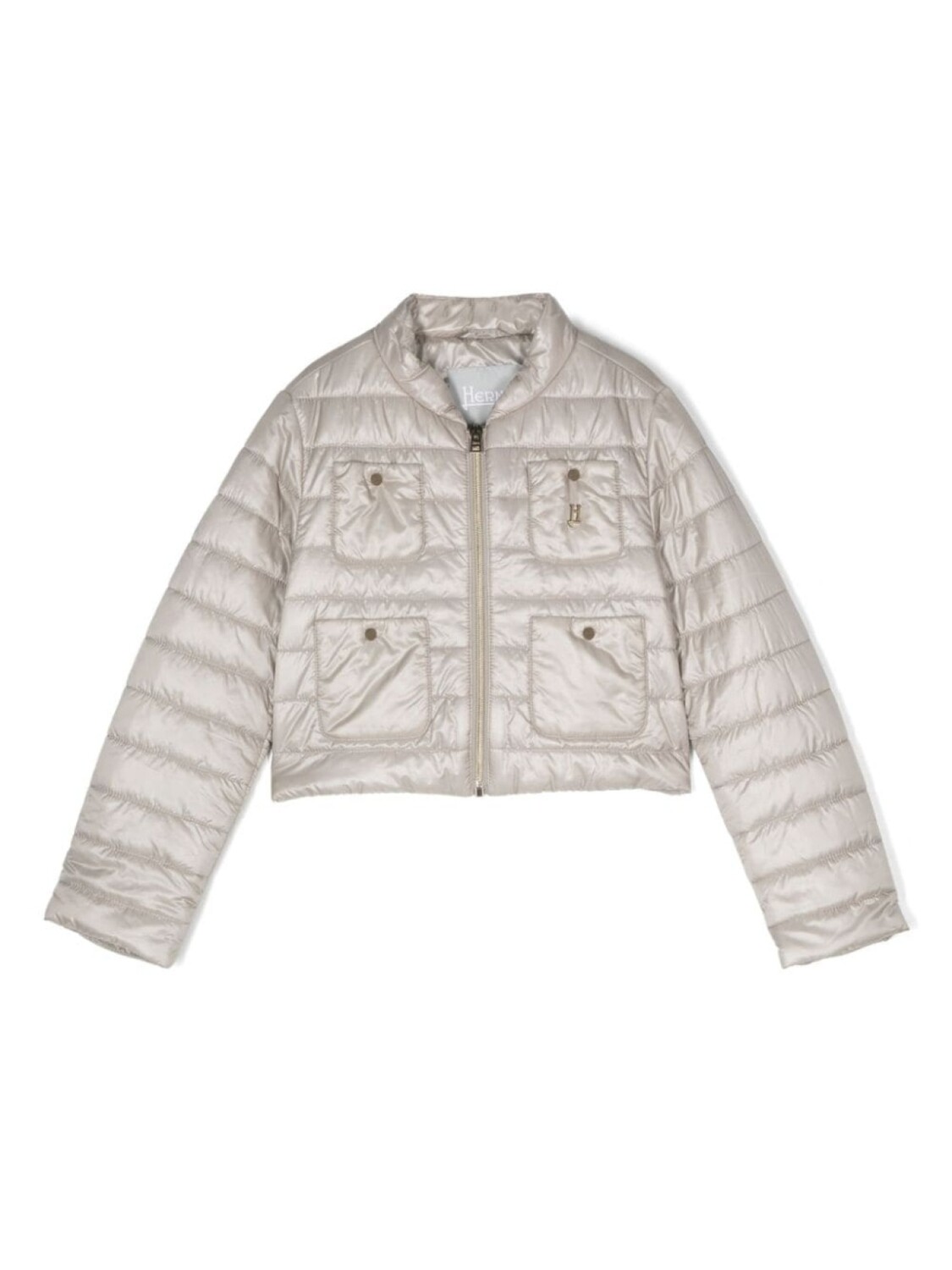 Herno пуховик с логотипом, серый
Herno пуховик с логотипом, серый