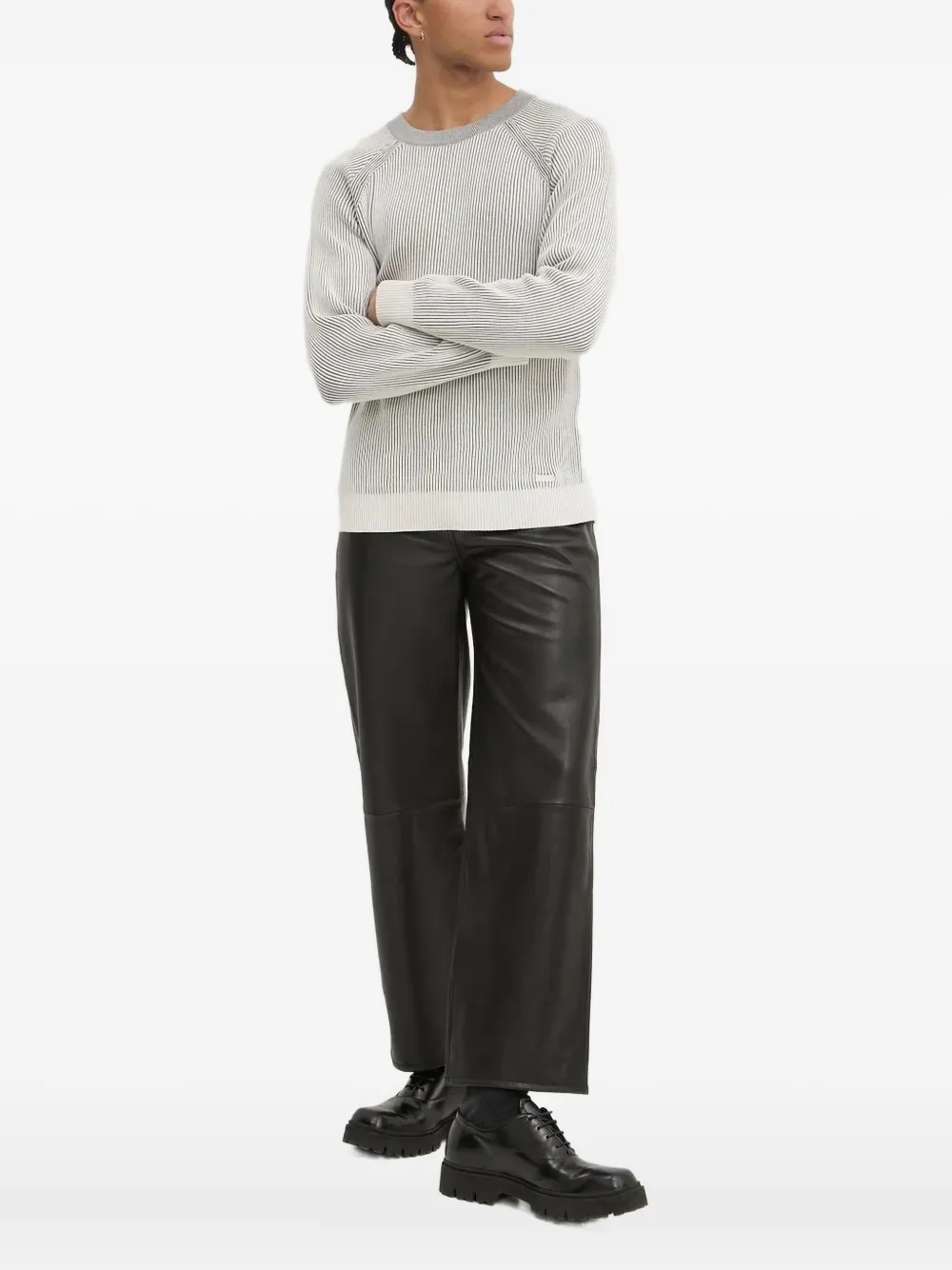 Полосатый свитер HUGO, серый
Полосатый свитер HUGO, серый