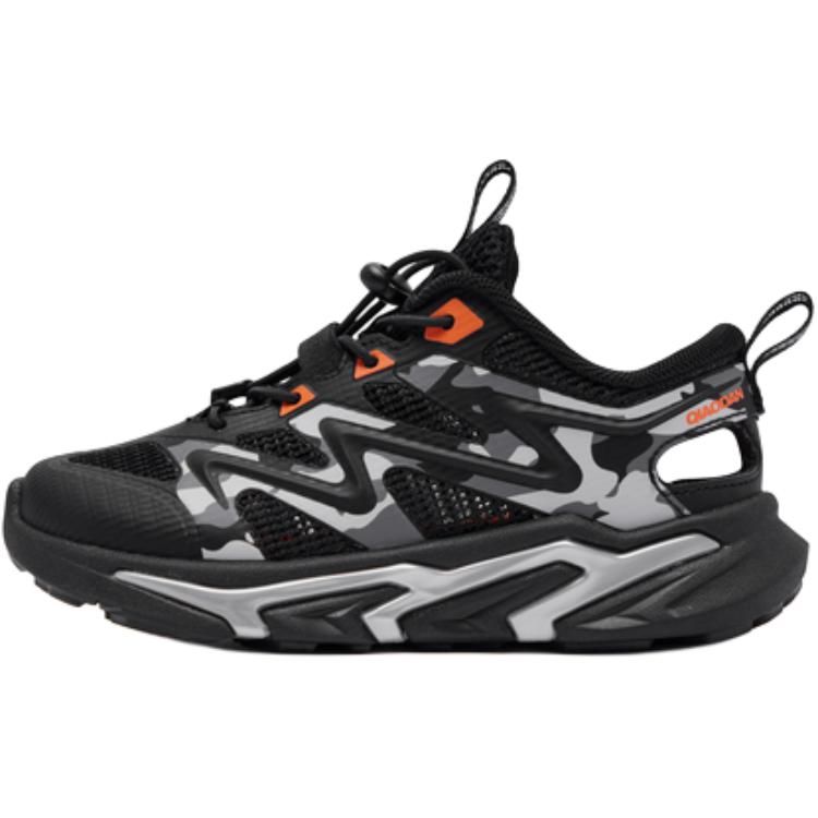 Нескользящие и дышащие низкие кроссовки для детей от 3 до 7 лет QIAODAN, черный/оранжевый 
Нескользящие и дышащие низкие кроссовки для детей от 3 до 7 лет QIAODAN, черный/оранжевый