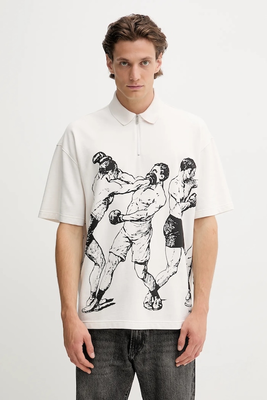 Хлопковая поло Hugo, бежевый
Хлопковая поло Hugo, бежевый