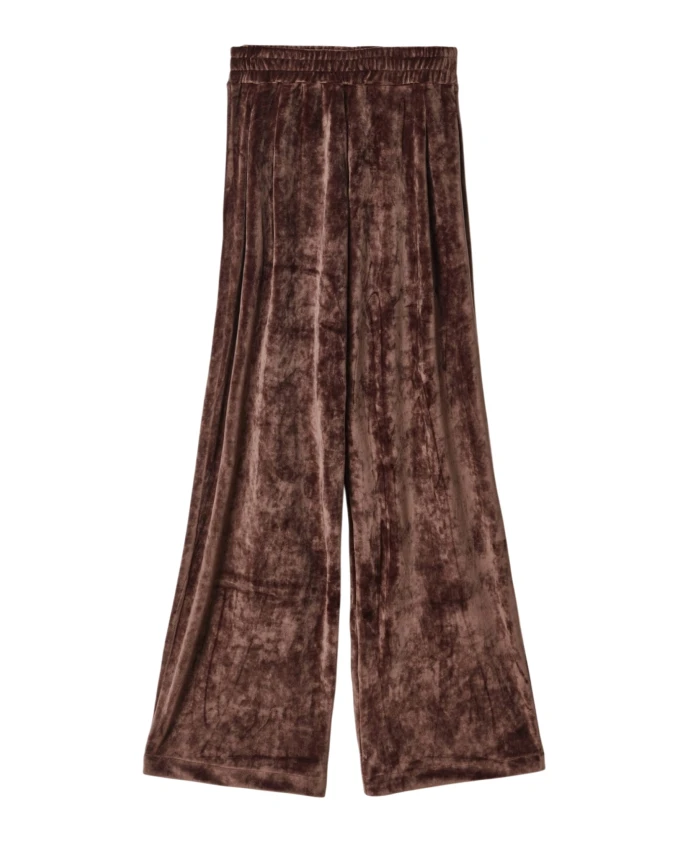 Велюровые брюки со складками Hinnominate, коричневый
Велюровые брюки со складками Hinnominate, коричневый