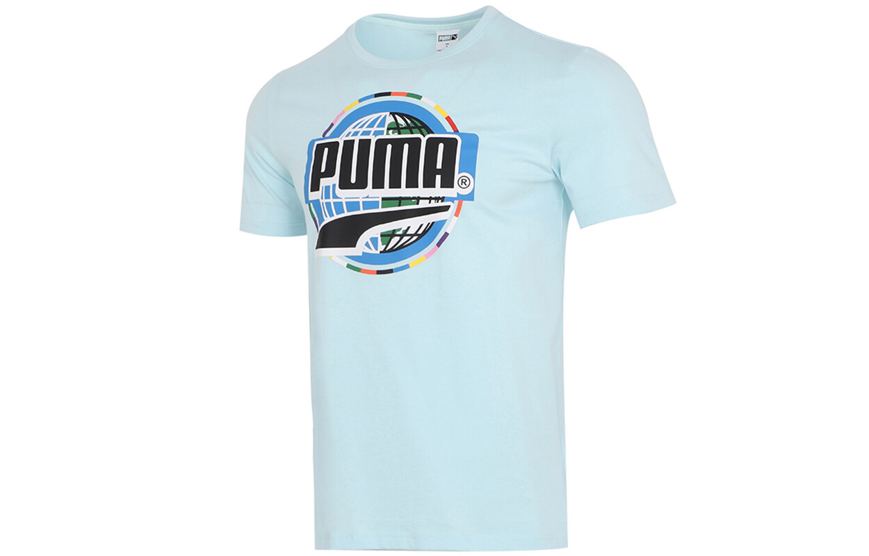 Футболка мужская небесно-голубая Puma, голубой
Футболка мужская небесно-голубая Puma, голубой