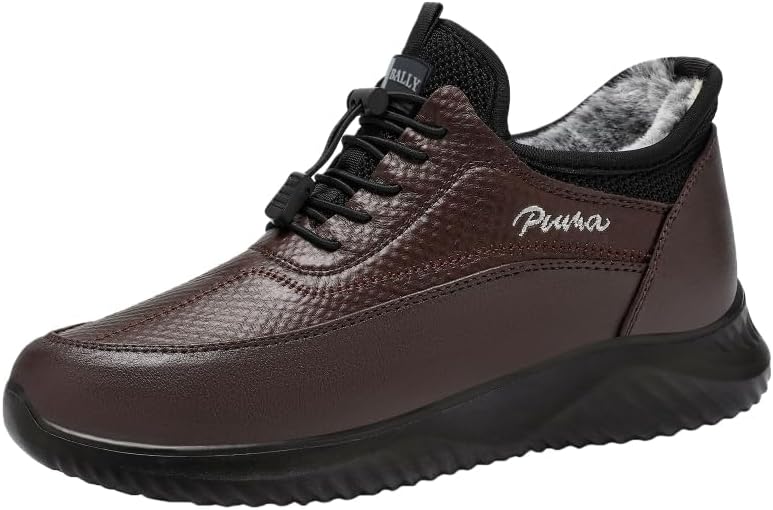 Мужские модные хлопковые туфли - теплые повседневные шнурованные туфли - искусственный плюшевый подклад - верх из ПУ - подходят для осени и зимы Spkfhd, коричневый
Мужские модные хлопковые туфли - теплые повседневные шнурованные туфли - искусственный плюшевый подклад - верх из ПУ - подходят для осени и зимы Spkfhd, коричневый