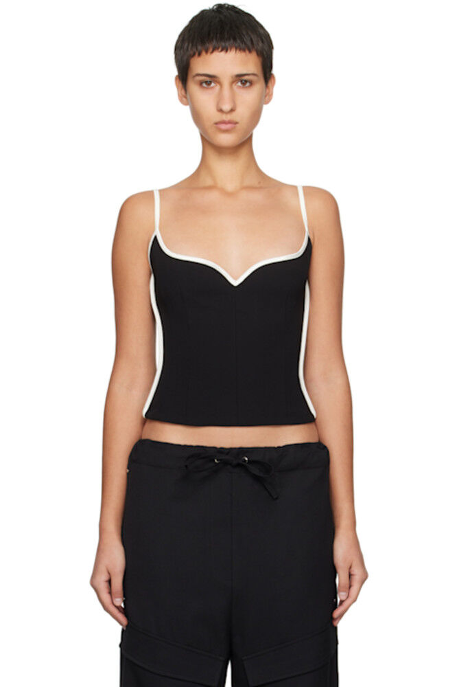 Черная майка с сердечками Paris Georgia
Черная майка с сердечками Paris Georgia