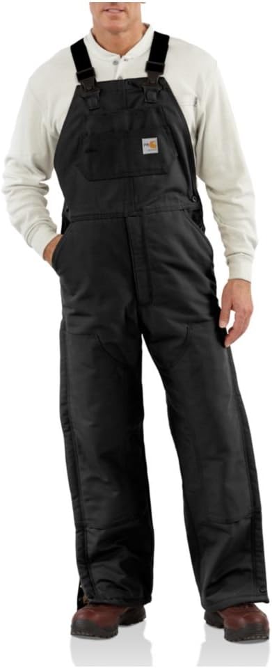 Carhartt мужские огнестойкие комбинезоны с подкладкой Duck Bib, Black
Carhartt мужские огнестойкие комбинезоны с подкладкой Duck Bib, Black