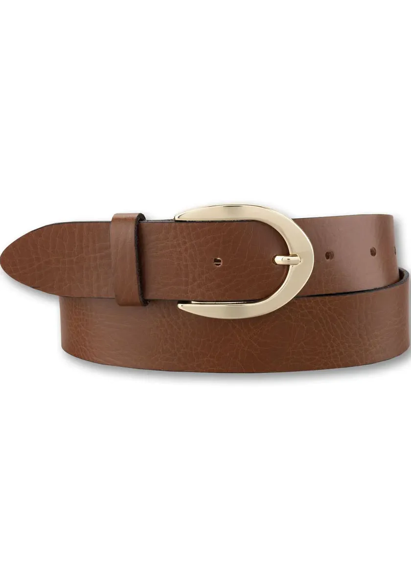 Кожаный ремень BERND GÖTZ с золотой застежкой в форме подковы, цвет Cognac
Кожаный ремень BERND GÖTZ с золотой застежкой в форме подковы, цвет Cognac