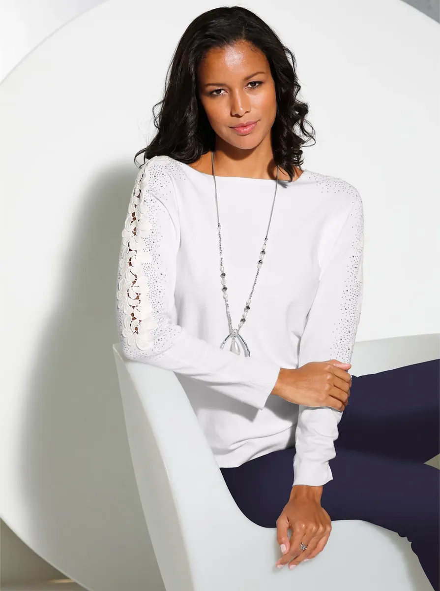 Lady свитер "летучая мышь" "Свитер", цвет Ecru
Lady свитер "летучая мышь" "Свитер", цвет Ecru