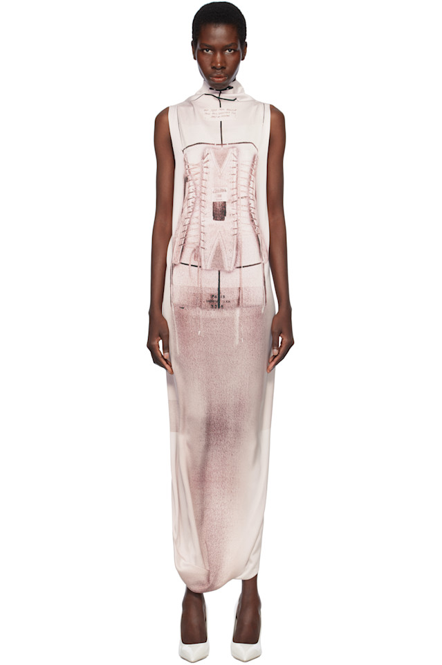 Драпированное макси-платье с корсетом в стиле trompe-l'œil Jean Paul Gaultier, розовый
Драпированное макси-платье с корсетом в стиле trompe-l'œil Jean Paul Gaultier, розовый