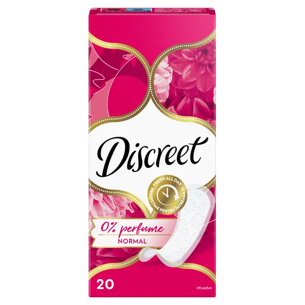 Гигиенические прокладки, 20 шт./1 упаковка. Discreet Normal
Гигиенические прокладки, 20 шт./1 упаковка. Discreet Normal