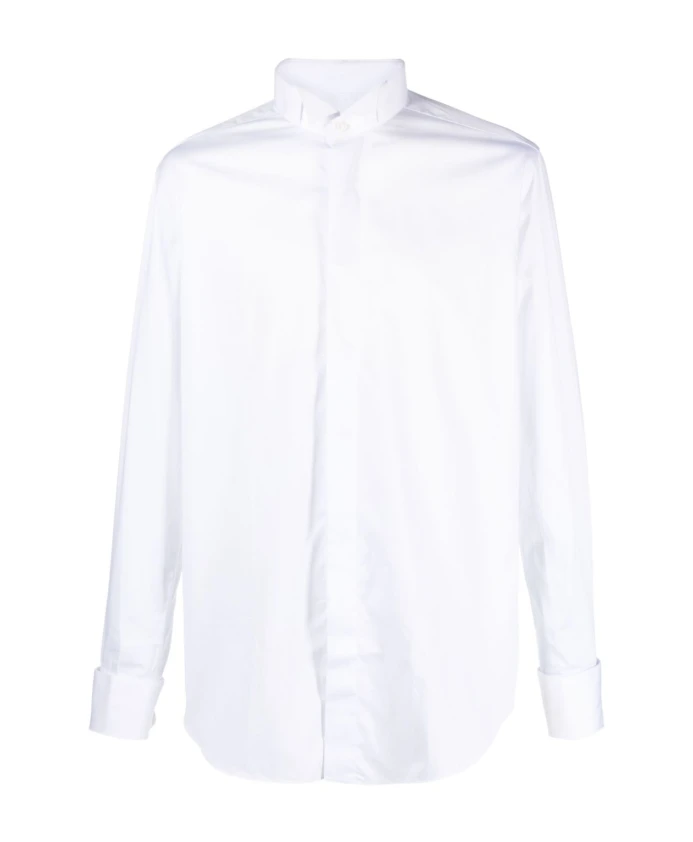 Белая рубашка с длинными рукавами и застежкой на пуговицы. Xacus, белый
Белая рубашка с длинными рукавами и застежкой на пуговицы. Xacus, белый