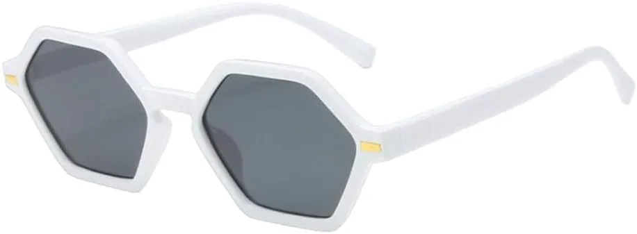 Модные солнцезащитные очки Polygon для женщин, защита от ультрафиолета UV400, ретро-панк, декор с заклепками, солнцезащитные очки для мужчин MTZJH, White
Модные солнцезащитные очки Polygon для женщин, защита от ультрафиолета UV400, ретро-панк, декор с заклепками, солнцезащитные очки для мужчин MTZJH, White