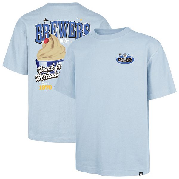 Мужская футболка '47 Milwaukee Brewers Ice Cream Parlor Foundation light blue 47 Brand
Мужская футболка '47 Milwaukee Brewers Ice Cream Parlor Foundation light blue 47 Brand