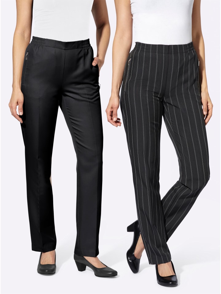 Брюки в черно-белую полоску WITT WEIDEN
Брюки в черно-белую полоску WITT WEIDEN