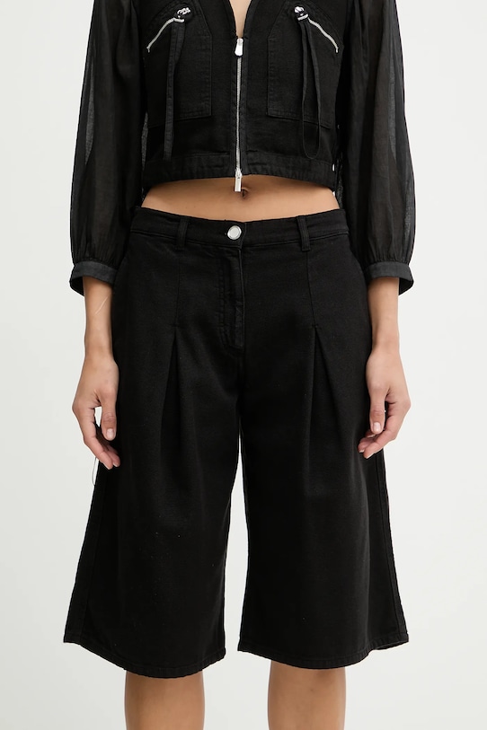 Хлопковые шорты Pinko, черный
Хлопковые шорты Pinko, черный